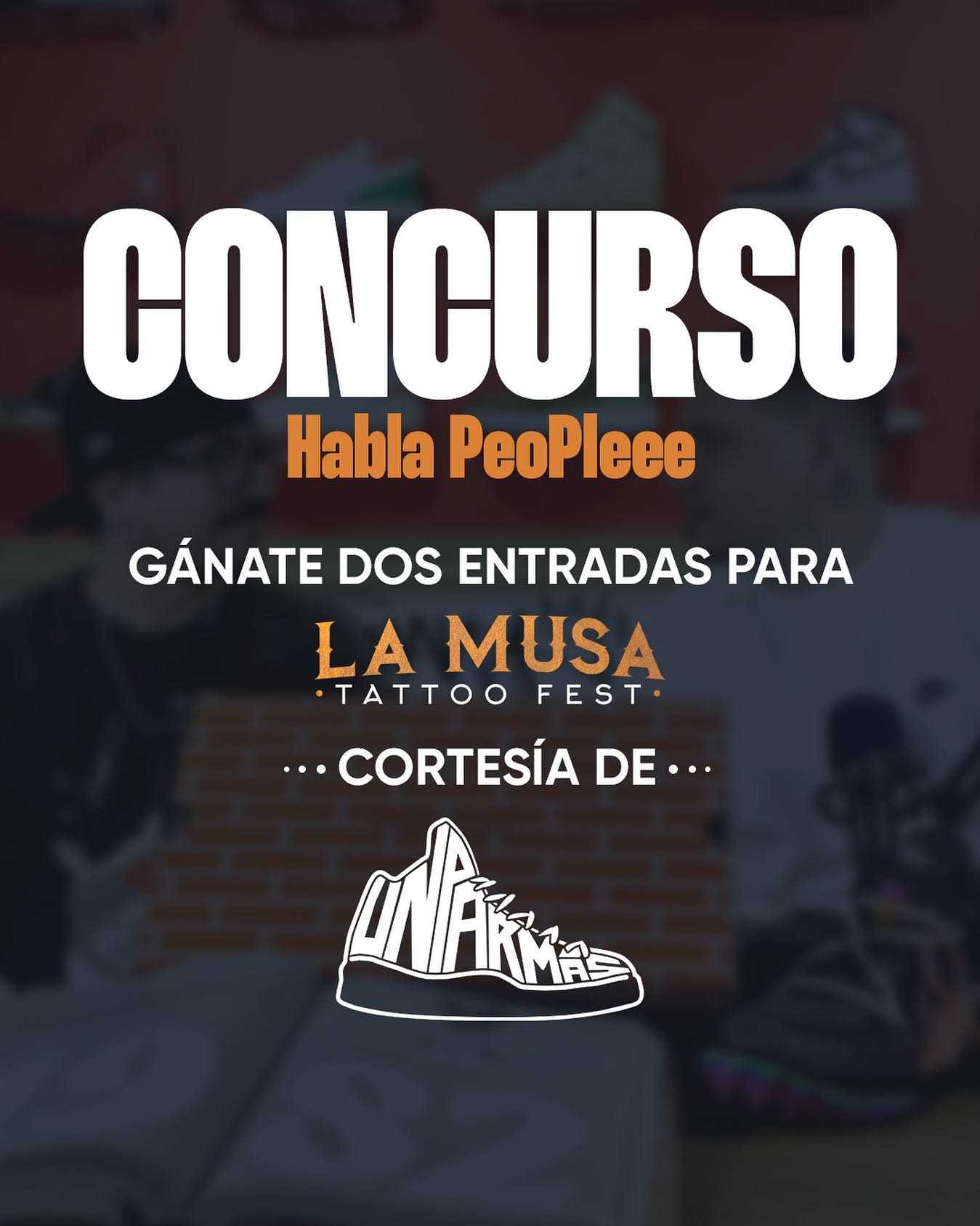 UN PAR MÁS 👟 te lleva a @lamusatattoofest ❤️‍🔥😎

Solo tienes que seguir las siguientes condiciones y estarás participando para que vayas con un acompañante al evento de tattoos más criminal de Venezuela 🔥

*Bases del #Concurso*

Se sortearán dos (✌🏽) entradas para La Musa Tattoo Fest (válidas para el sábado 08/10).

¿Qué debes hacer para participar?

1. Suscríbete a nuestro canal de youtube (link en nuestra biografía)
2. Seguirnos en nuestro Instagram (@_unparmas)
3. Coméntanos en este post con que persona irás al evento y etiquetarlo.

⚠️ Pueden comentar las veces que deseen pero etiquetar a personas diferentes.

⚠️ No es válido etiquetar a personas famosas, cuentas de tiendas, o cuentas falsas.

El ganador o la ganadora, será seleccionado mediante un random picker por un live en nuestros Instagram el día viernes 07/10 a las 9:00pm.

Nos contactaremos con el ganador por las redes sociales, una vez que validemos que cumple con todos los requisitos anteriormente explicados.

NOTA: El ganador deber ser preferiblemente de Caracas para poder hacerle entrega de las entradas. O si participa desde otro país u estado, el mismo puede ceder las entradas a la persona que desee que pueda estar en Caracas para el evento.

Mucha suerte a todos 🍀🔥💥

#unparmas #lamusatattoofest #lamusatattoofest2022